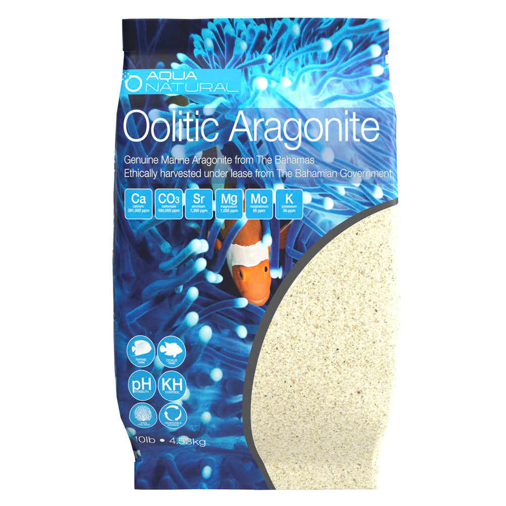 Pisces USA Aqua Natural Oolitic Aragonite 10lbs for sale | Splashy Fish