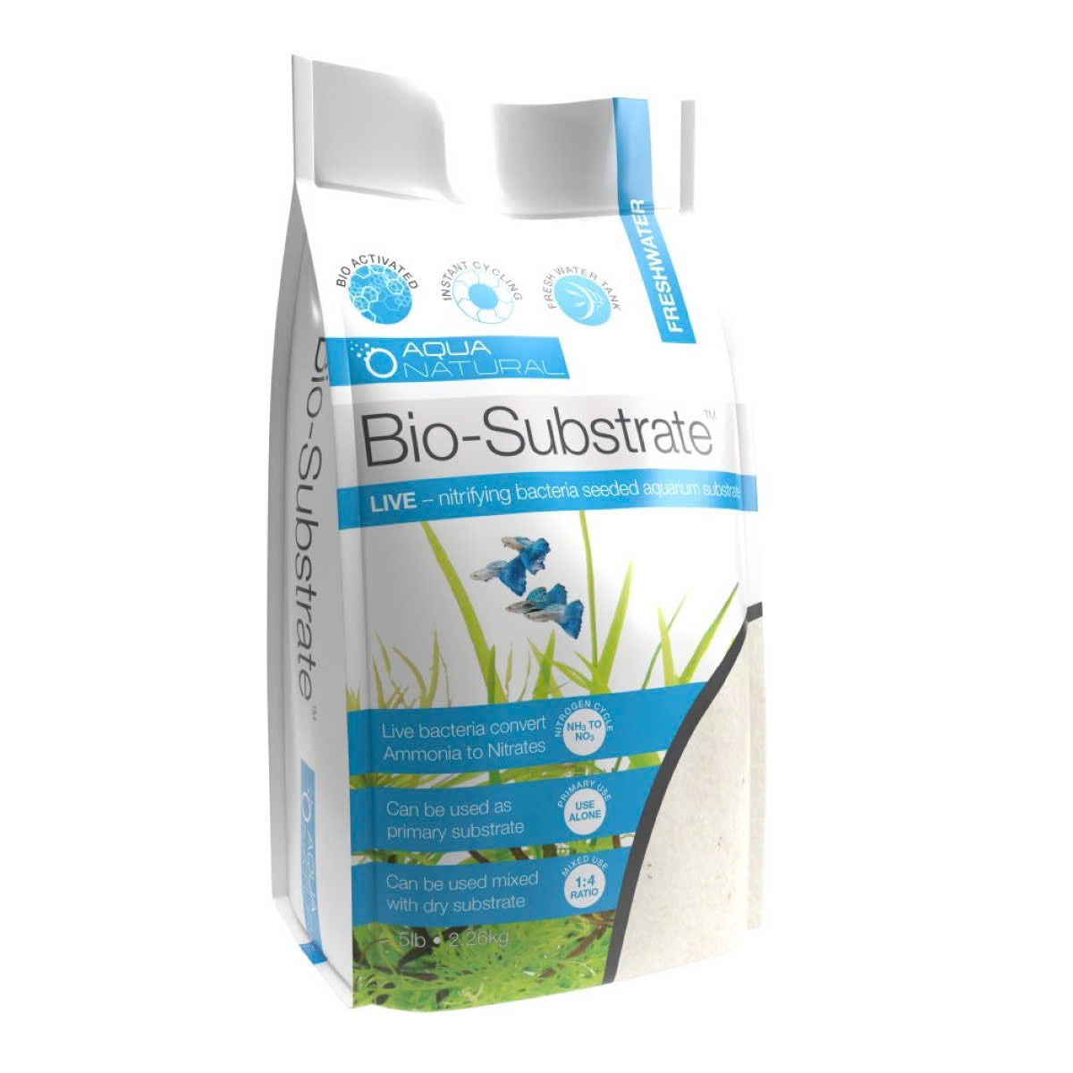 Pisces USA Aqua Natural Bio-Live Substrates Sugar White