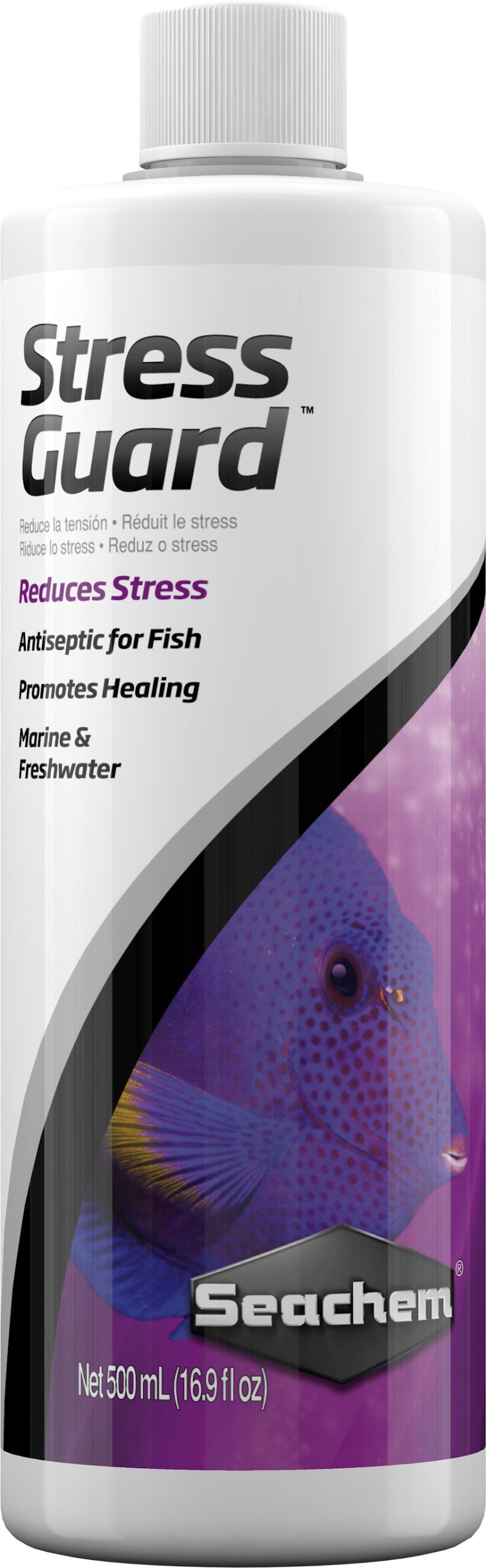 Seachem StressGuard 500ml for sale | Splashy Fish