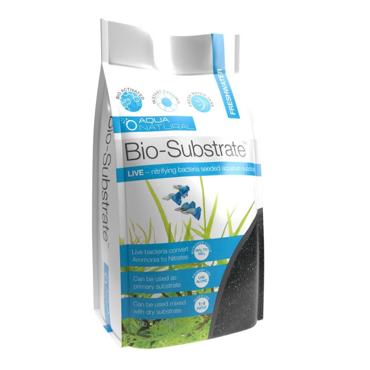 Pisces USA Aqua Natural Bio-Live Substrates Diamond Black