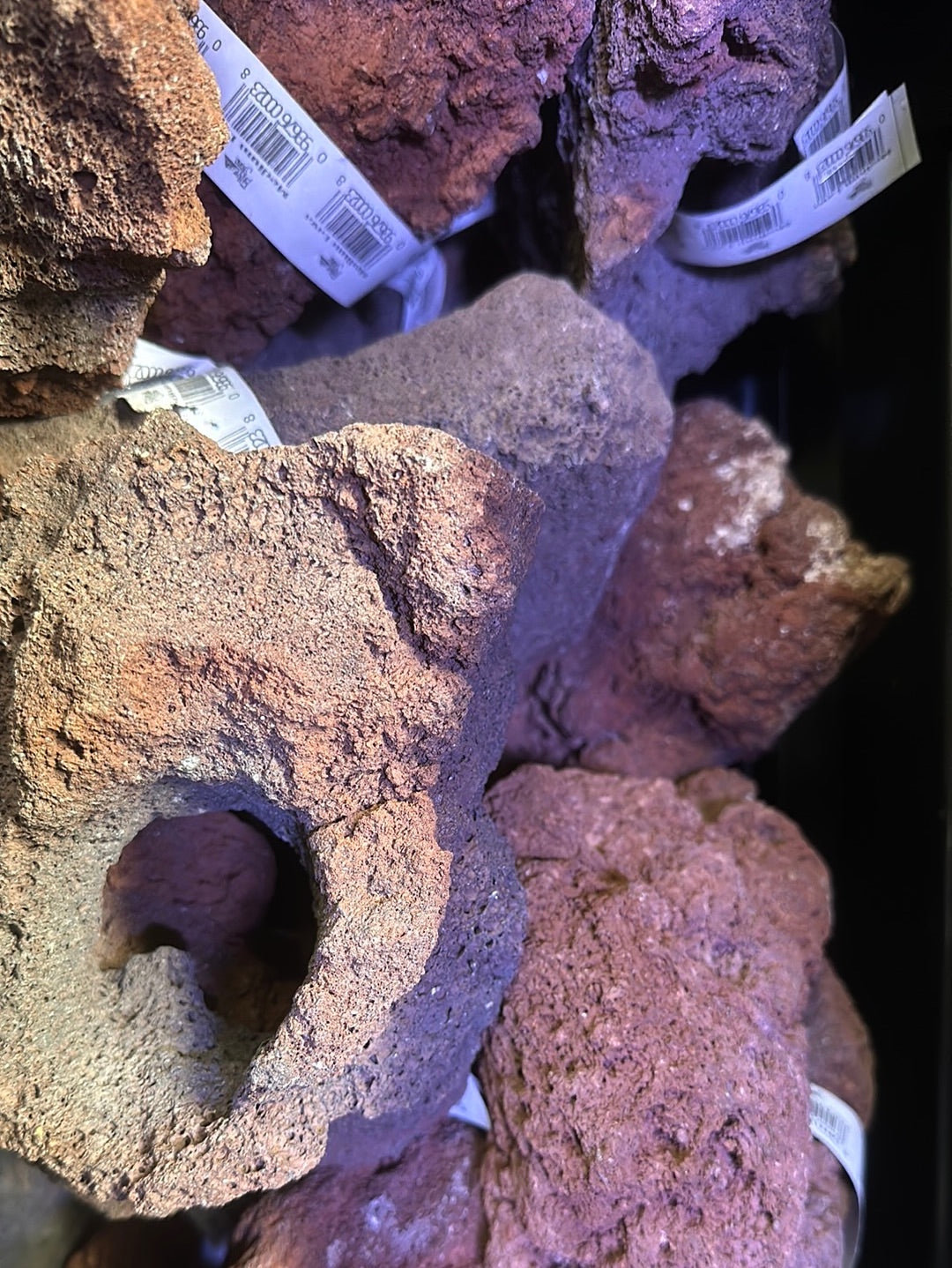 Carved Lava Rock