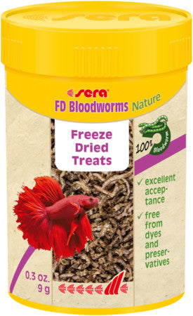 sera FD Bloodworms Nature 100 ml (9 g) for sale |Splashy Fish