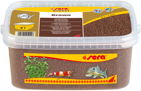 sera Gravel Brown Lava  3 l for sale |Splashy Fish