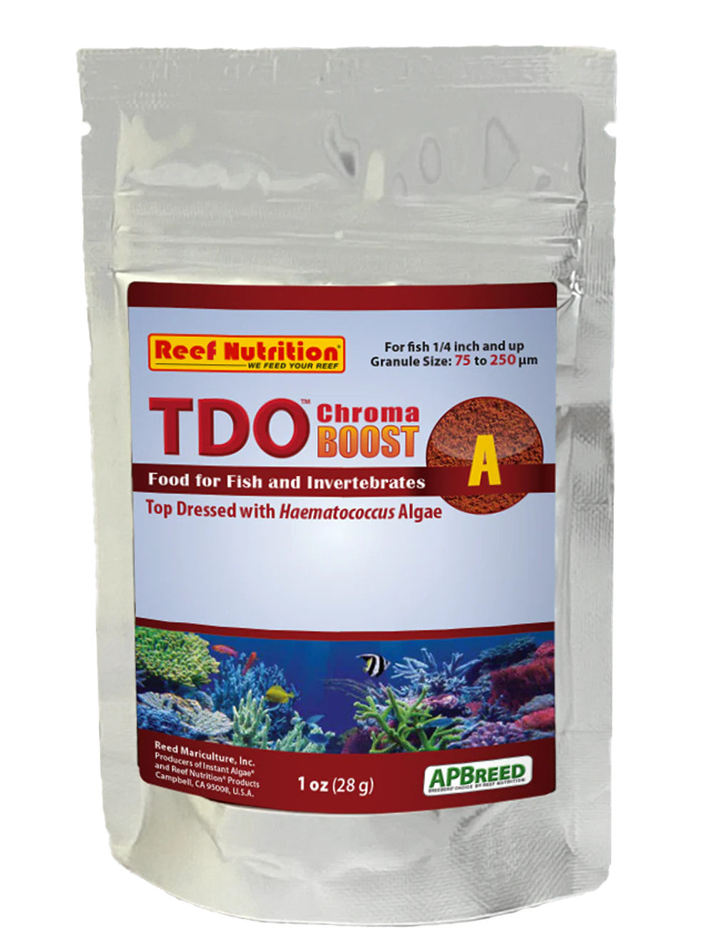 Reef Nutrition TDO Chroma BOOST A 1oz For sale | Splashy Fish