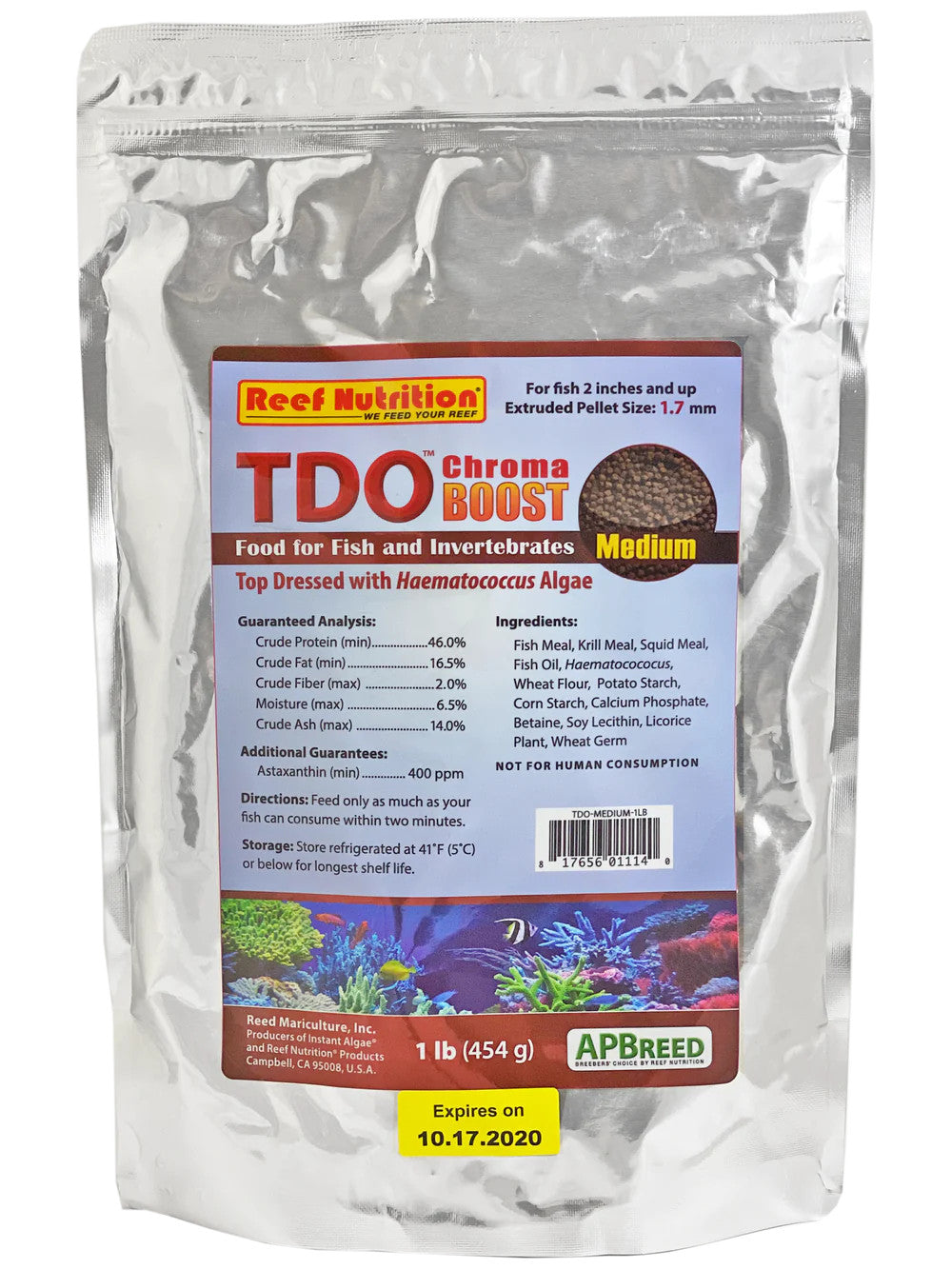 Reef Nutrition TDO Chroma BOOST EP1 1lb For sale | Splashy Fish
