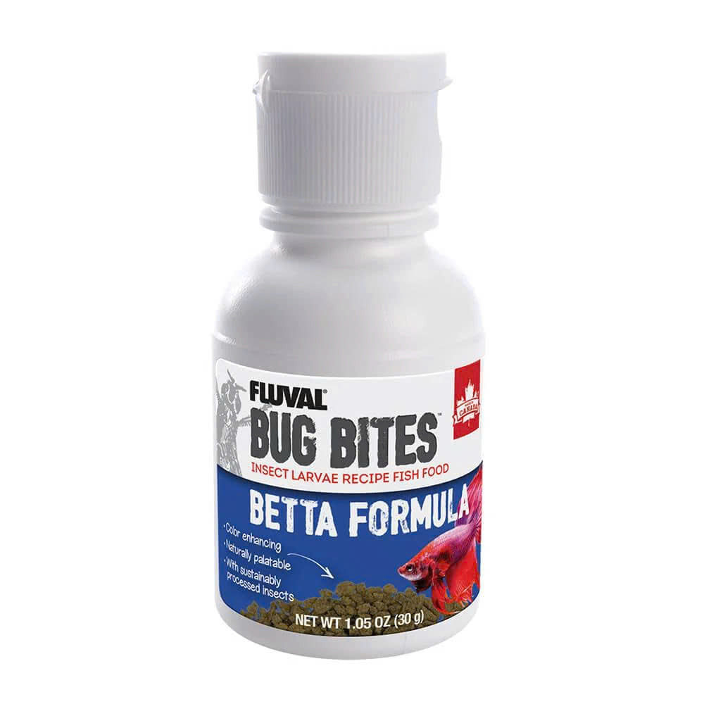 Fluval Bug Bites Betta Granules with Shrimp 1.05oz for sale