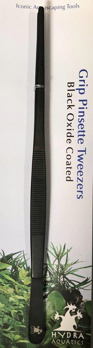 Grip Pinsette Tweezers – Black Oxide – 10″ for sale