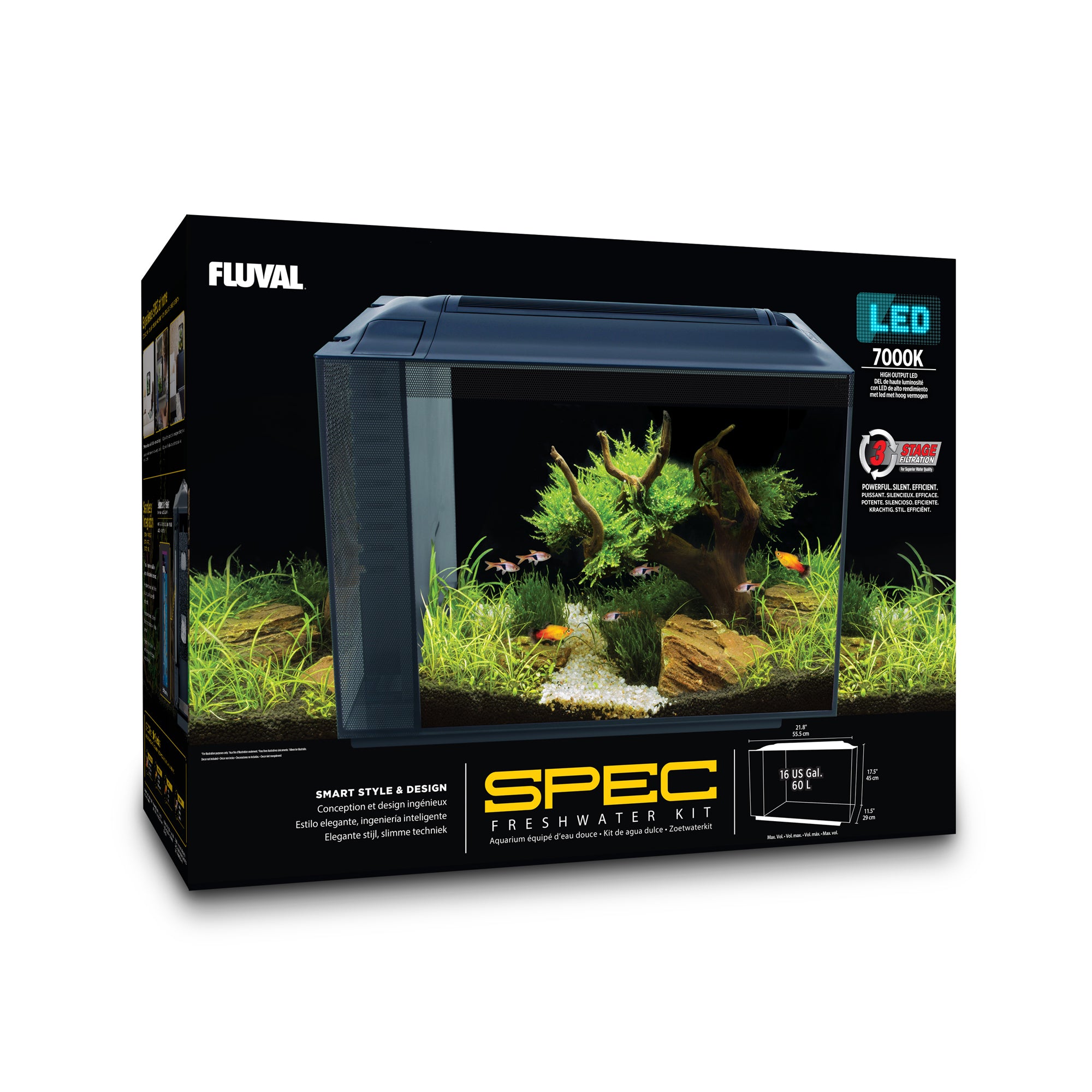 Fluval Soec All in One Aquarium Fish Tank For Freshwater Aquarium