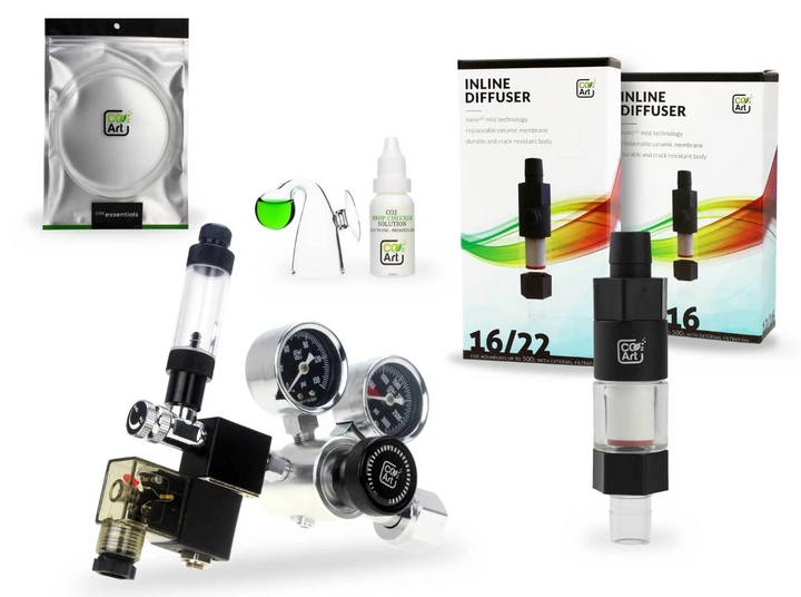 Co2Art Complete Aquarium CO2 System with in-tank Flux_ Diffuser
