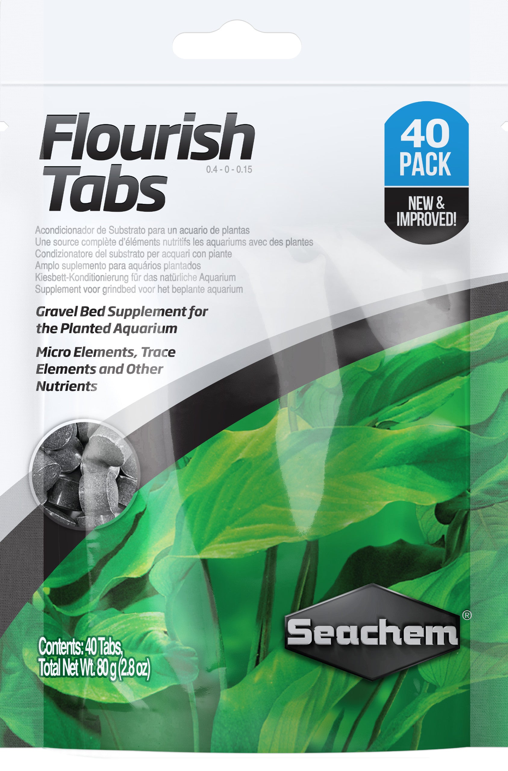 Seachem Flourish Tabs 40 tabs for sale | Splashy Fish