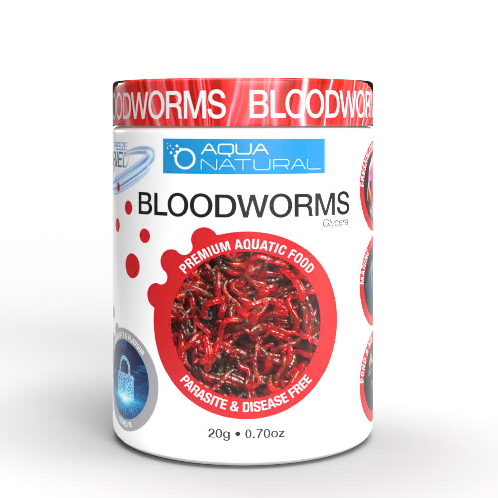 Pisces USA Aqua Natural FD Bloodworms  0.70oz