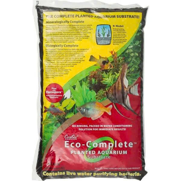 CaribSea Eco Complete Black Planted Aquarium Substrate