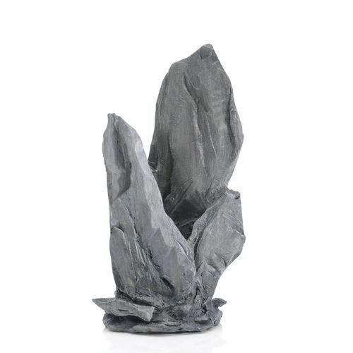 Grey Slate Stack Sculpture, medium | splashy fish
