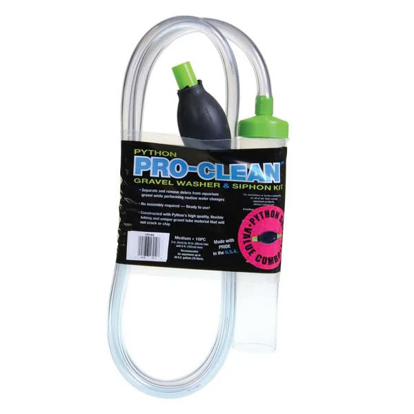 Python Pro Clean Gravel Washer Siphon Kit with Squeeze Medium for sale | Splashy Fish