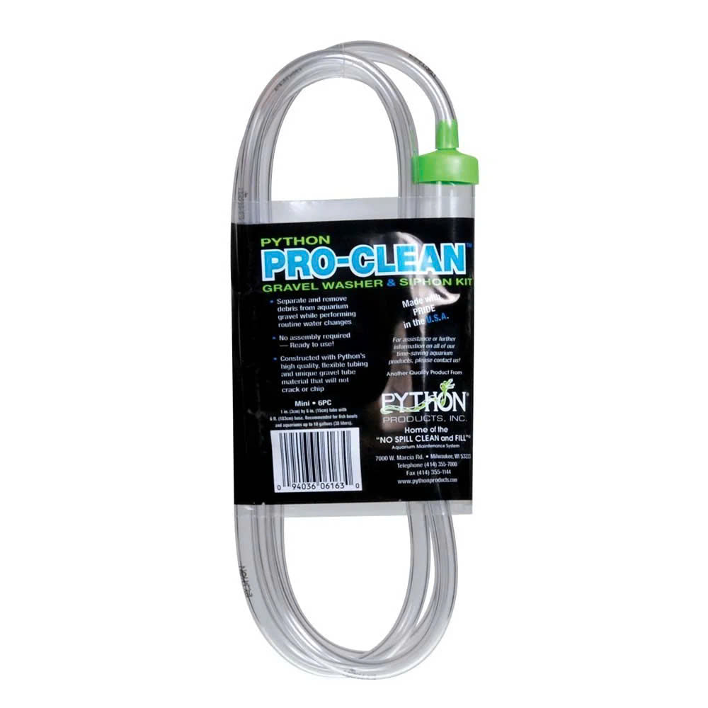 Python Pro Clean Gravel Washer &amp; Siphon Kit Mini for sale | Splashy Fish