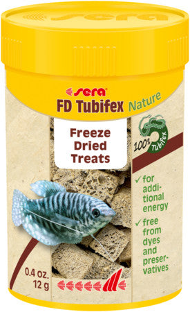 sera Fd Tubifex Freeze Dried 0.4 Oz. for sale |Splashy Fish