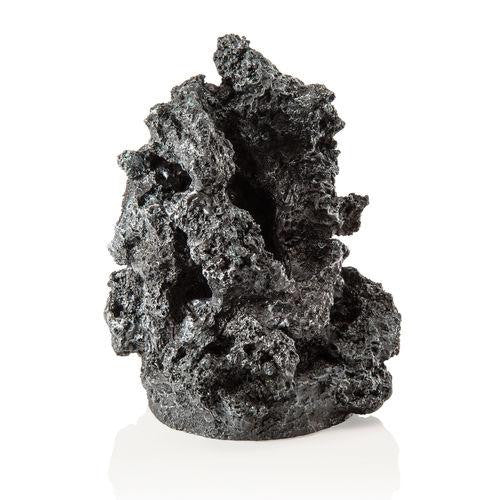Black Mineral Stone Sculpture | splashy fish
