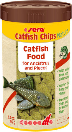 sera Catfish Chips Nature 250 ml (3.4 oz. (95 g)) for sale |Splashy Fish