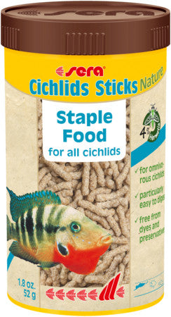 sera Cichlids Sticks Nature 250 ml (1.8 oz. (52 g)) for sale |Splashy Fish