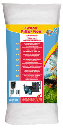 sera filter wool  1.1 lb. (500 g) for sale |Splashy Fish