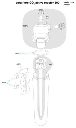 sera flore CO2 active reactor 500 for sale |Splashy Fish