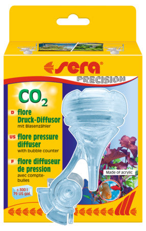 sera flore CO2 pressure diffuser with integrated bubble counter for sale |Splashy Fish