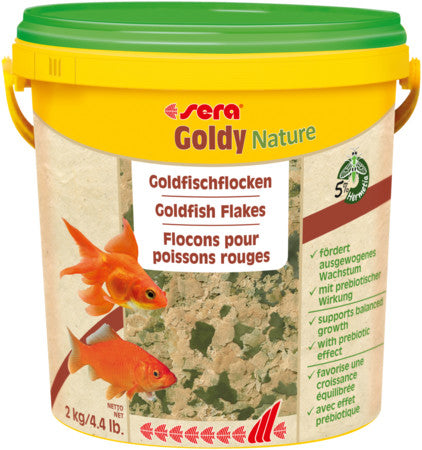 sera Goldy Nature 10 l (4.4 lb. (2 kg)) for sale |Splashy Fish