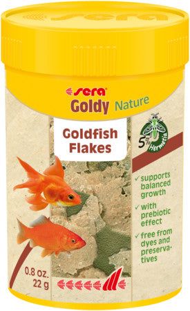 sera Goldy Nature 100 ml (0.8 oz. (22 g)) for sale |Splashy Fish