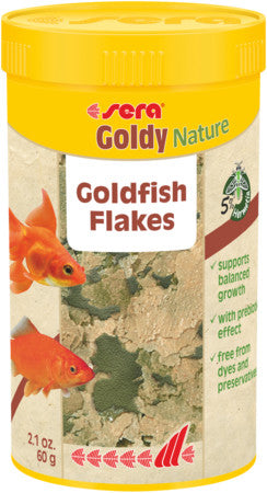 sera Goldy Nature 250 ml (2.1 oz. (60 g)) for sale |Splashy Fish