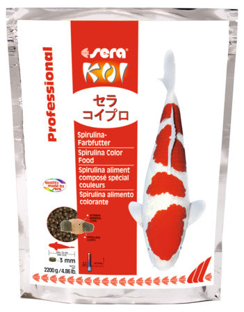 sera KOI Professional Spirulina Color Food  4.9 lb. (2.200 g) FOR SALE |Splashy Fish