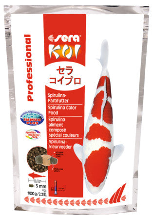 sera KOI Professional Spirulina Color Food  2.2 lb. (1.000 g) FOR SALE |Splashy Fish