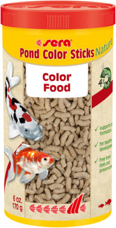 sera Pond Color Sticks Nature  1.000 ml (6 oz. (170 g)) for sale |Splashy Fish