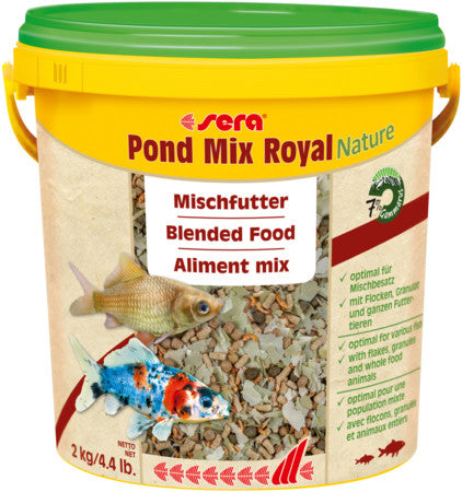 sera Pond Mix Royal Nature  10 l (4.4 lb. (2 kg)) for sale |Splashy Fish