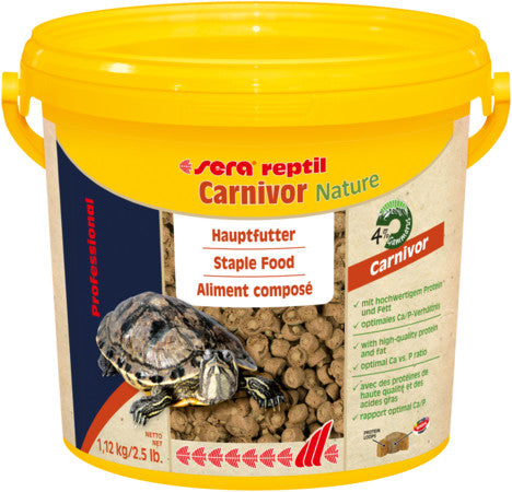 sera reptil Professional Carnivor Nature  3.800 ml (2.5 lb. (1,12 kg)) for sale |Splashy Fish