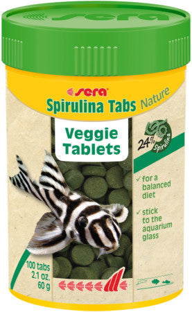 sera Spirulina Tabs Nature  100 ml (2.1 oz. (60 g)) for sale |Splashy Fish