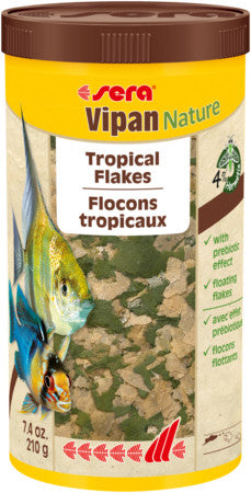 sera Vipan Nature Tropical Flakes  1.000 ml (7.4 oz. (210 g)) for sale |Splashy Fish