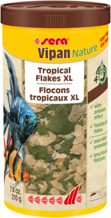 sera Vipan Nature Tropical Flakes XL  1.000 ml (7.4 oz. (210 g)) for sale |Splashy Fish