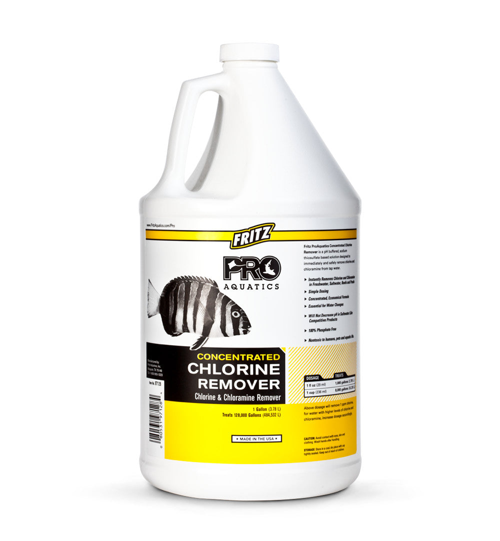 FritzPro Concentrated Chlorine Remover 1 gallon for sale | Splashy Fish