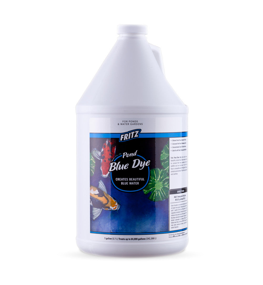 FritzPond Blue Dye 1 gallon for sale | Splashy Fish