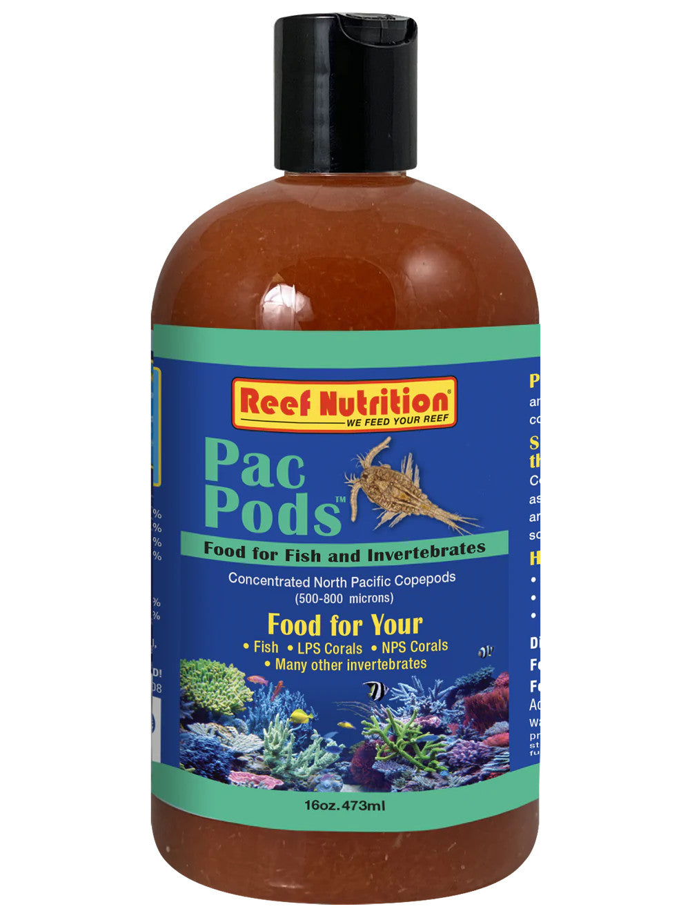 Reef Nutrition Pac-Pods 16oz for sale | Splashy Fish