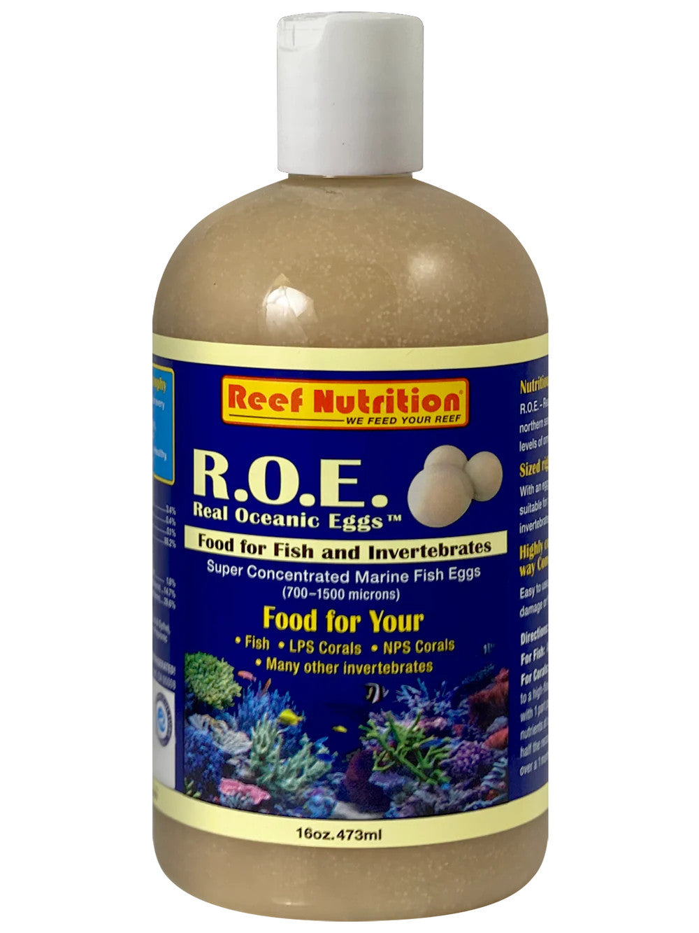 Reef Nutrition R.O.E. - Real Oceanic Eggs 16oz for sale | Splashy Fish