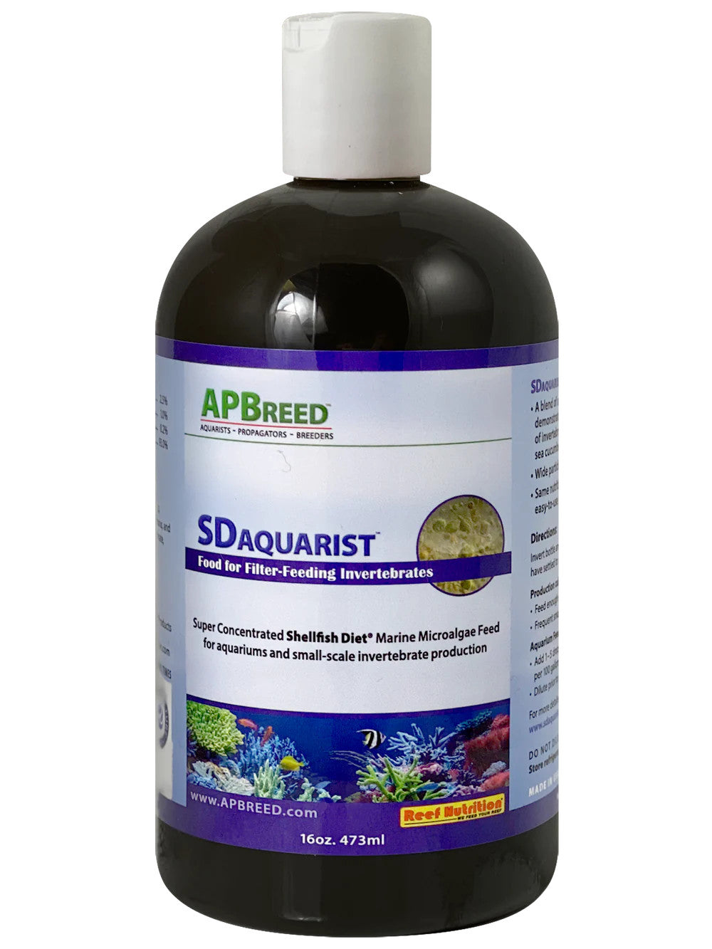 Reef Nutrition SDAquarist 16oz for sale | Splashy Fish