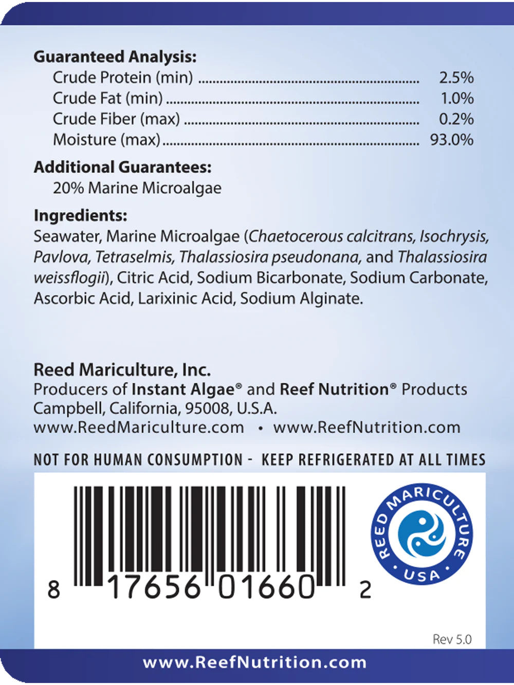 Reef Nutrition SDAquarist for sale | Splashy Fish