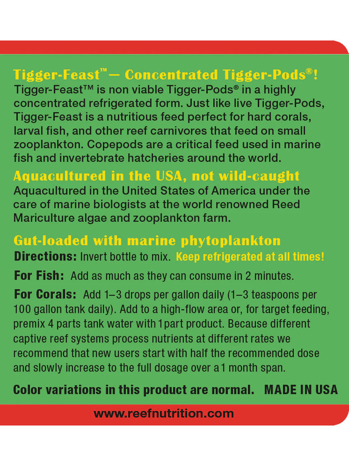Reef Nutrition Tigger-Feast for sale | Splashy Fish