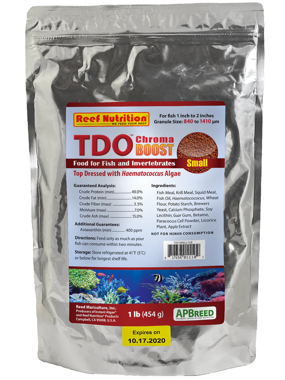 Reef Nutrition TDO Chroma BOOST C2 1lb For sale | Splashy Fish