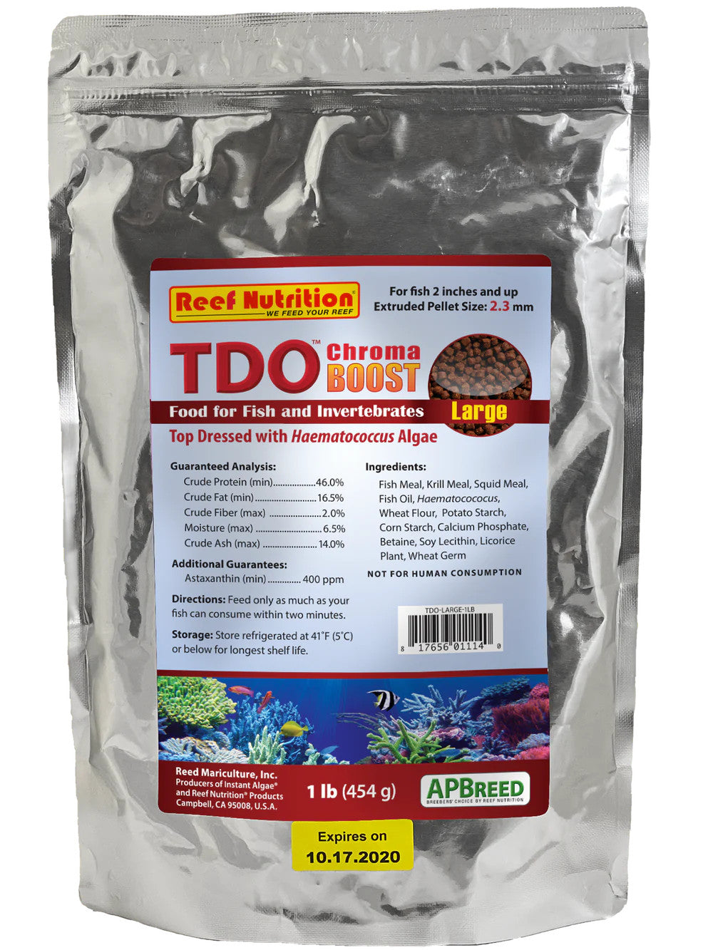 Reef Nutrition TDO Chroma BOOST EP2 1lb For sale | Splashy Fish