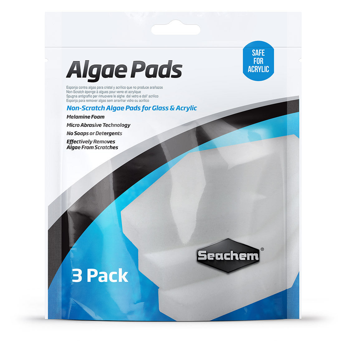 Seachem Algae Pad 3 pack for sale | Splashy Fish