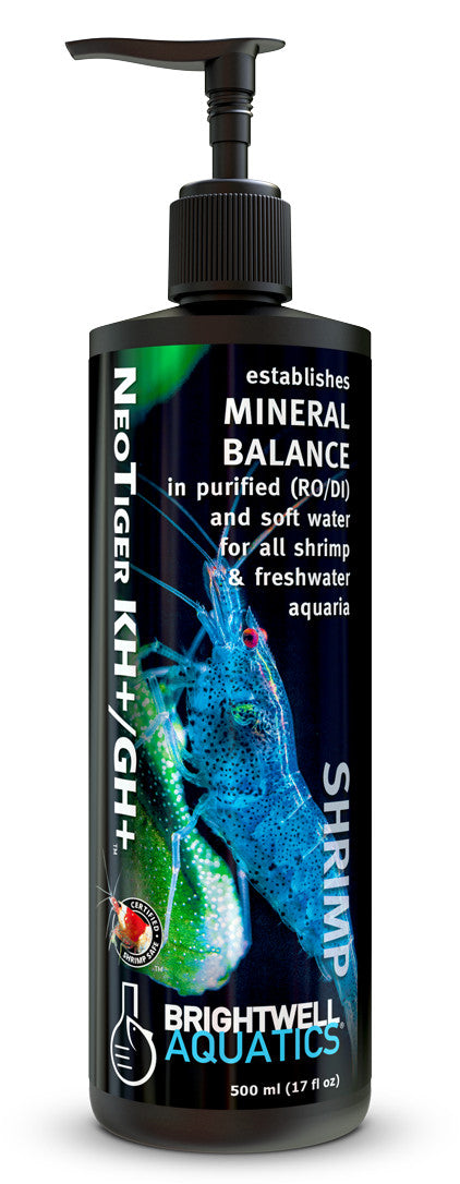 Brightwell Aquatics Shrimp Neo/Tiger GH+ KH+ Liquid 500ml for sale | Splashy Fish