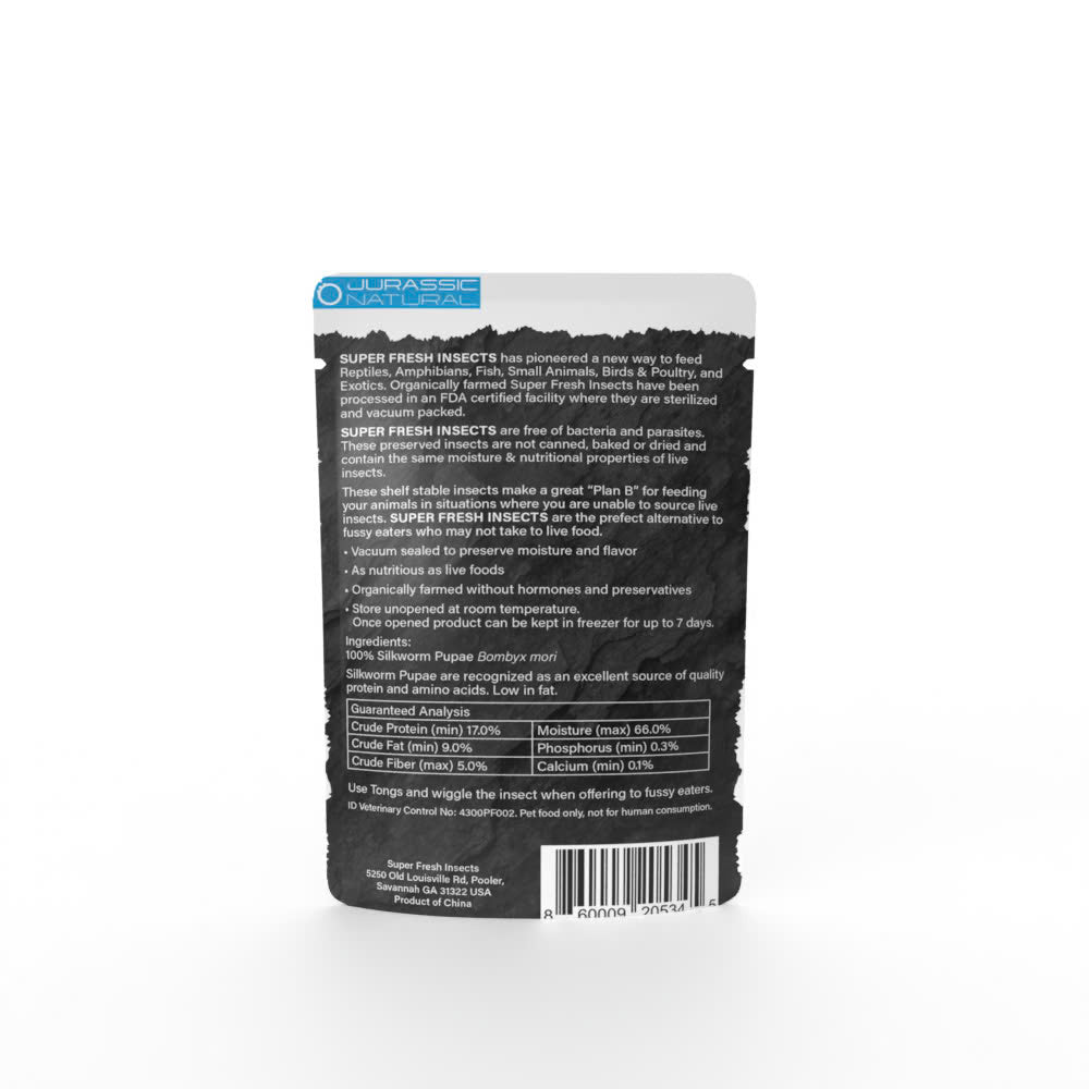 Pisces USA Aqua Natural Silkworm Pupae Single Pack for sale | splashy Fish
