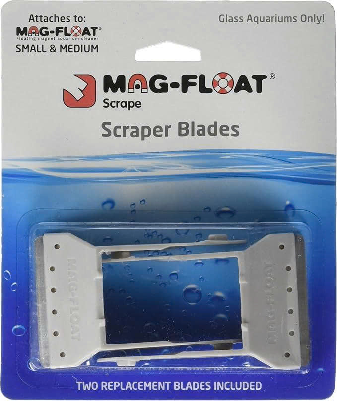Mag-Float Scrape Scraper Blades Small & Medium 2 Pack